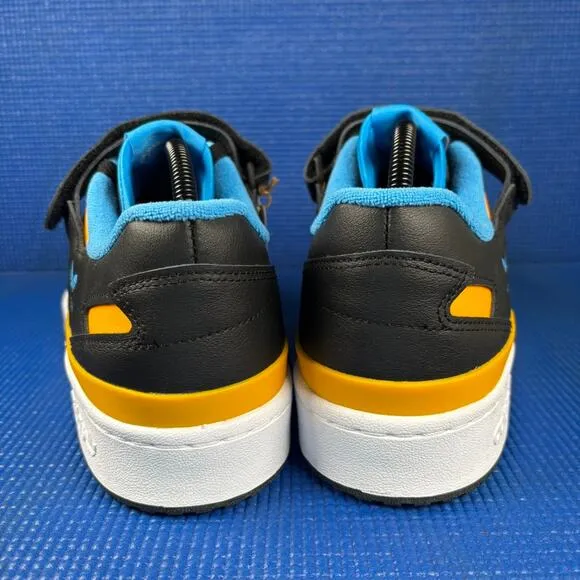 🔴 ADIDAS ORIGINALS FORUM LOW Men`s Size 11 Black Blue Basketball Shoes FZ5890