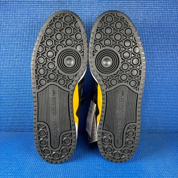 🔴 ADIDAS ORIGINALS FORUM LOW Men`s Size 11 Black Blue Basketball Shoes FZ5890