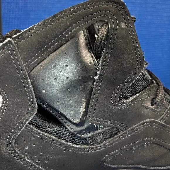 🔴 AIR JORDAN TRUE FLIGHT Men`s Size 8.5 Black Gold Basketball Shoes 342964-070