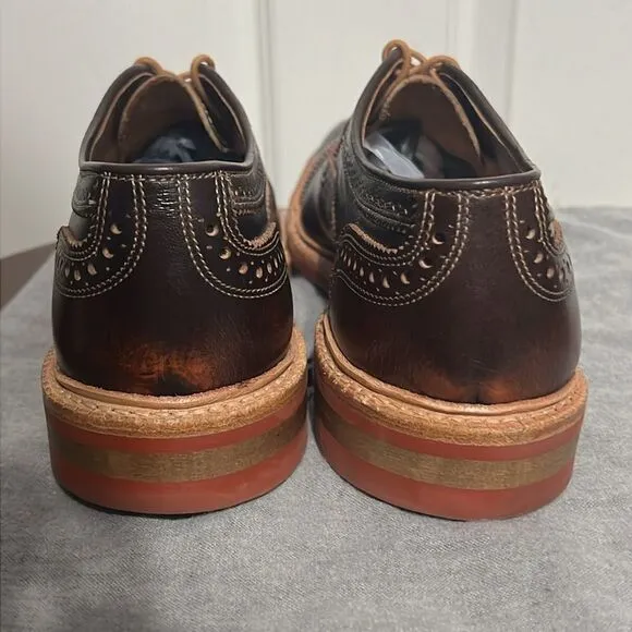 🔥🔥 ALLEN EDMONDS Strandmok Cap-toe Oxford Dainite Rubber Sole 9.5B - PERFECT