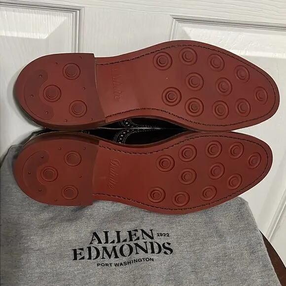 🔥🔥 ALLEN EDMONDS Strandmok Cap-toe Oxford Dainite Rubber Sole 9.5B - PERFECT