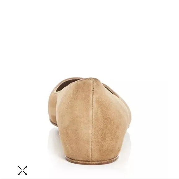 🌸 Aquatalia | Marcella Suede Tan Flat Shoes 7