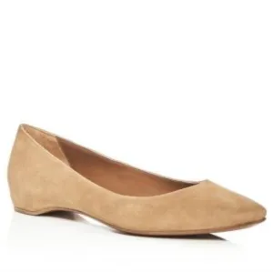 🌸 Aquatalia | Marcella Suede Tan Flat Shoes 7