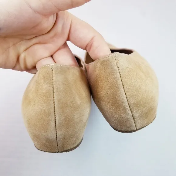 🌸 Aquatalia | Marcella Suede Tan Flat Shoes 7