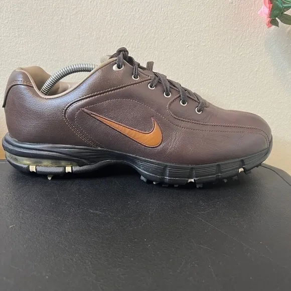 🌹 Nike Air Zoom Revive Mens Size 8.5 Casual Golf Shoes 317450-221 Soft Spikes