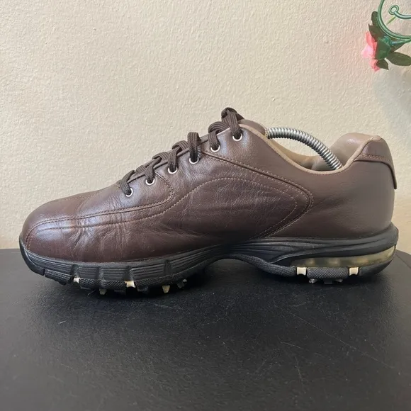 🌹 Nike Air Zoom Revive Mens Size 8.5 Casual Golf Shoes 317450-221 Soft Spikes