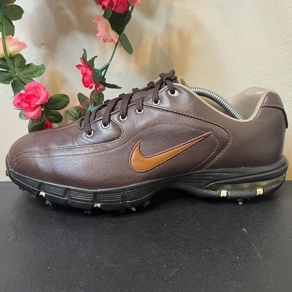 🌹 Nike Air Zoom Revive Mens Size 8.5 Casual Golf Shoes 317450-221 Soft Spikes