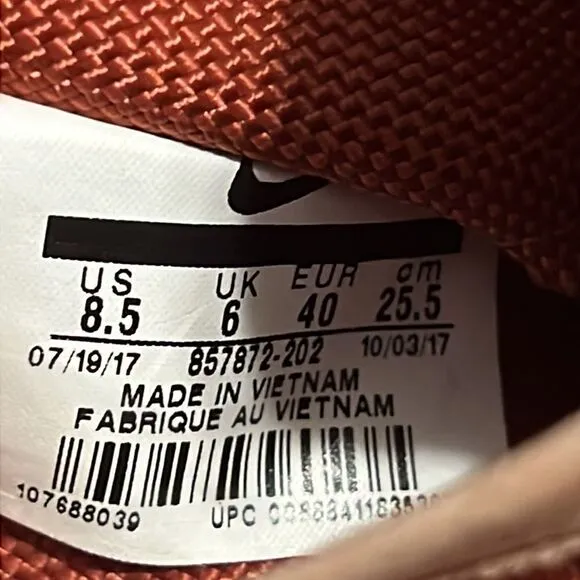 🔥🔥 NIKE AIR FORCE 1 SF  Women Size 8.5 - DUSTY PEACH 857872-202 - EUC - *Read*