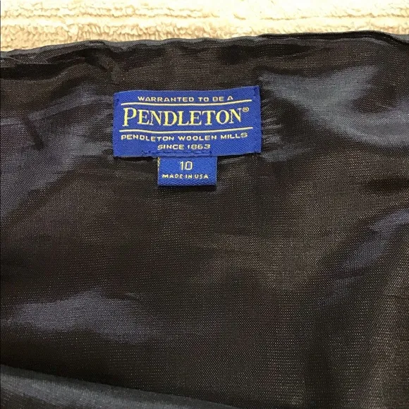 🖤🆕 NWOT Pendleton Gabriella Black A-Line Wool Skirt