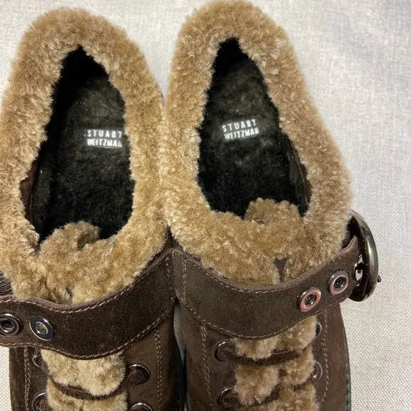 . Stuart Weitzman Suede Printed Sneakers Women's Size 7,5