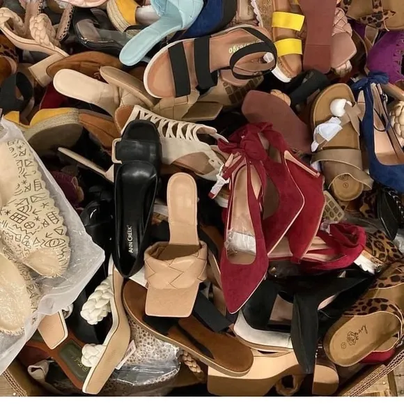 10pcs Shoes bundle Mixed Women Sandals Mules Boots