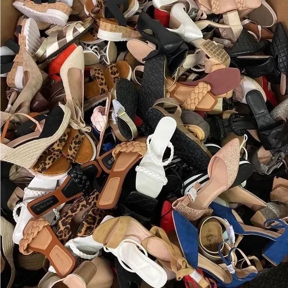 10pcs Shoes bundle Mixed Women Sandals Mules Boots