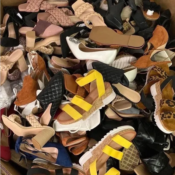 10pcs Shoes bundle Mixed Women Sandals Mules Boots