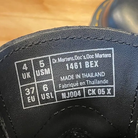 1461 Bex Smooth Leather Oxford Shoes