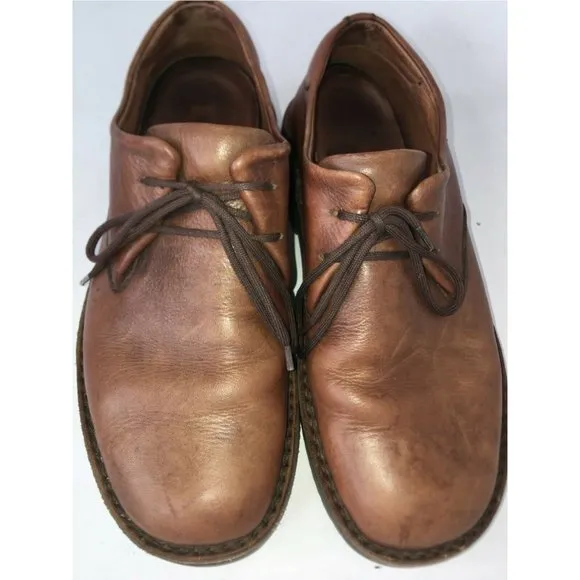 1803 Footwear Men's Leather Shoes Brown Lace Up