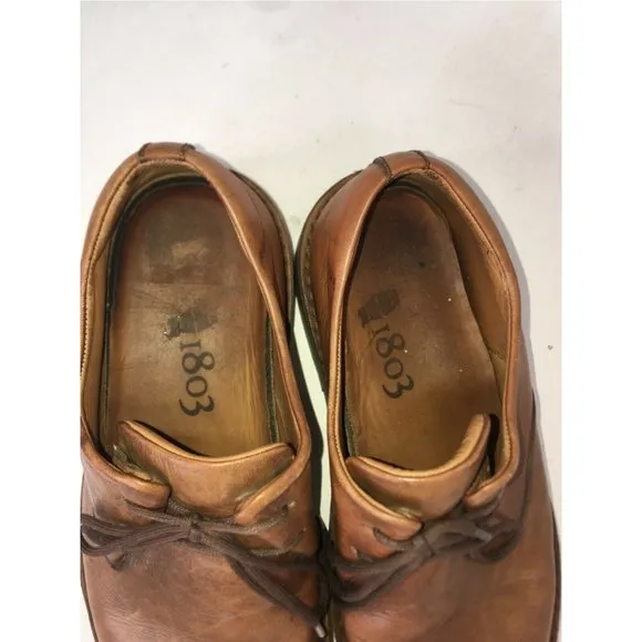 1803 Footwear Men's Leather Shoes Brown Lace Up