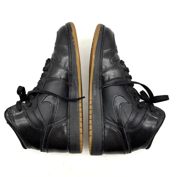 2014 Nike Air Jordan 1 Retro High OG Black Gum 575441-020 6Y Women 7.5 Men 6