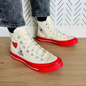 ❤️6 Converse Chuck Taylor All Star70 Comme des Garcons PLAY Women Shoes  A01794C