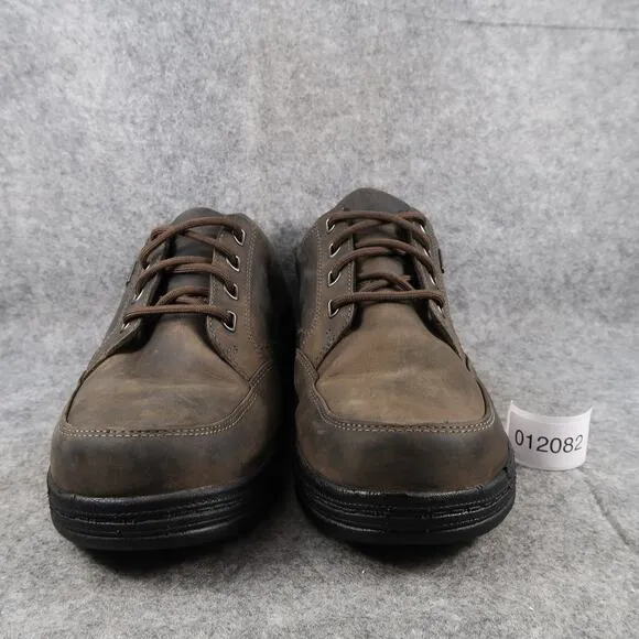 Abeo Shoes Mens 9.5 Casual Sneaker Oxford Leather Comfort Slip Resistant Lace Up