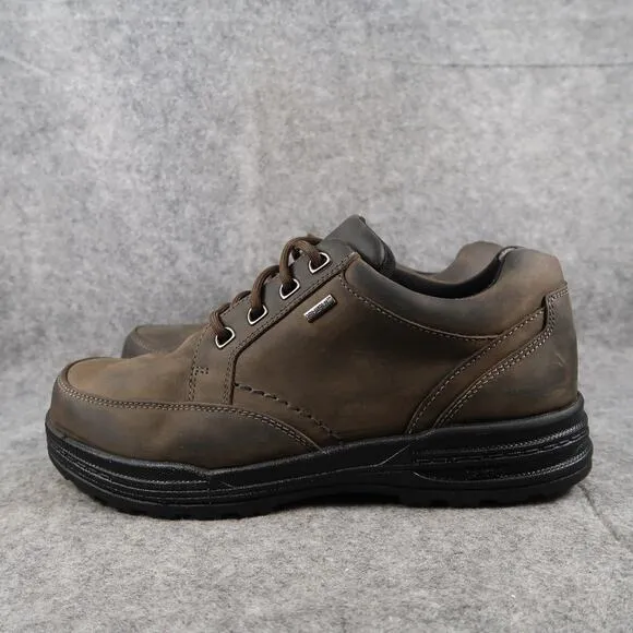Abeo Shoes Mens 9.5 Casual Sneaker Oxford Leather Comfort Slip Resistant Lace Up