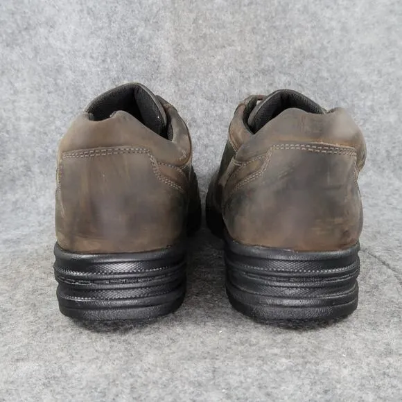 Abeo Shoes Mens 9.5 Casual Sneaker Oxford Leather Comfort Slip Resistant Lace Up