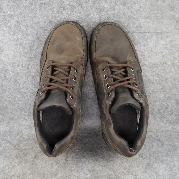 Abeo Shoes Mens 9.5 Casual Sneaker Oxford Leather Comfort Slip Resistant Lace Up