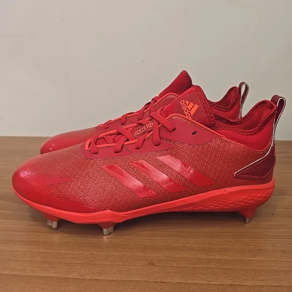 Adidas Adizero Afterburner Baseball Cleats Red Red Men Size 9 G28315
