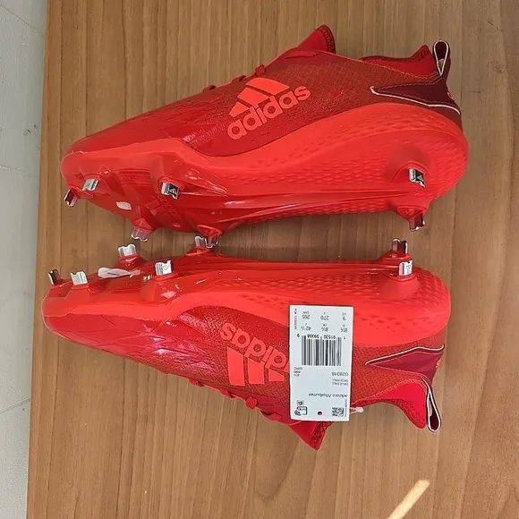 Adidas Adizero Afterburner Baseball Cleats Red Red Men Size 9 G28315