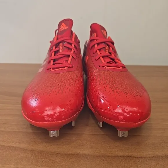 Adidas Adizero Afterburner Baseball Cleats Red Red Men Size 9 G28315