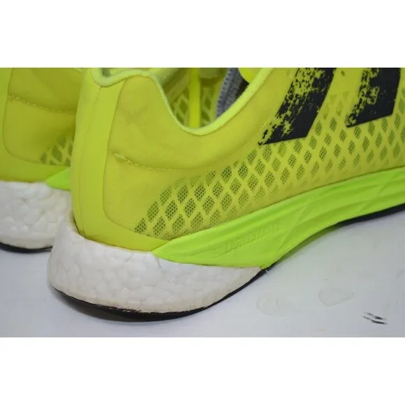 Adidas Adizero Pro FY0101 Men 10 Running Shoes Yellow Black Regular Fit Sneakers