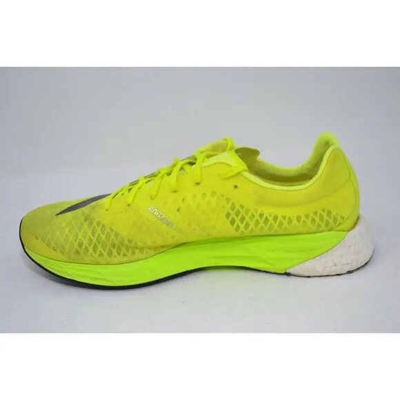 Adidas Adizero Pro FY0101 Men 10 Running Shoes Yellow Black Regular Fit Sneakers