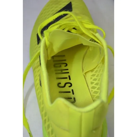 Adidas Adizero Pro FY0101 Men 10 Running Shoes Yellow Black Regular Fit Sneakers