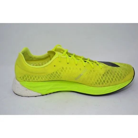 Adidas Adizero Pro FY0101 Men 10 Running Shoes Yellow Black Regular Fit Sneakers