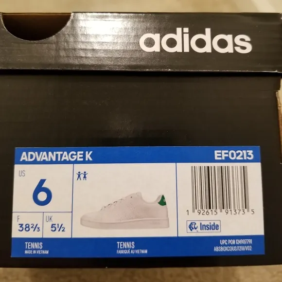 Adidas Advantage Shoes big kids size 6 women siz