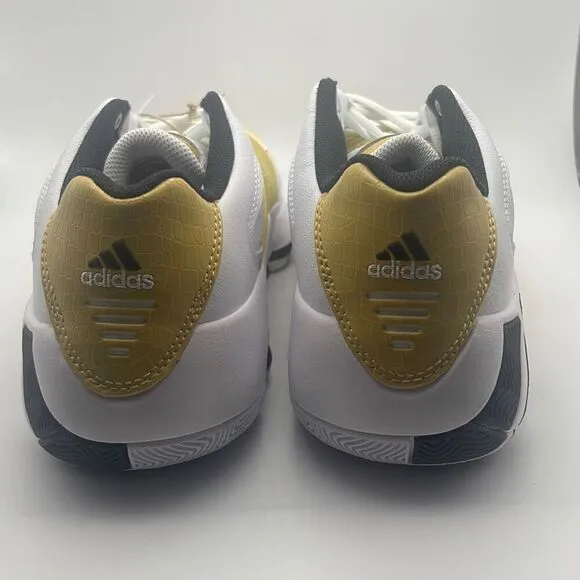 adidas Agent Gil Restomod White Pyrite Black Men's Basketball Shoe NWB men 12