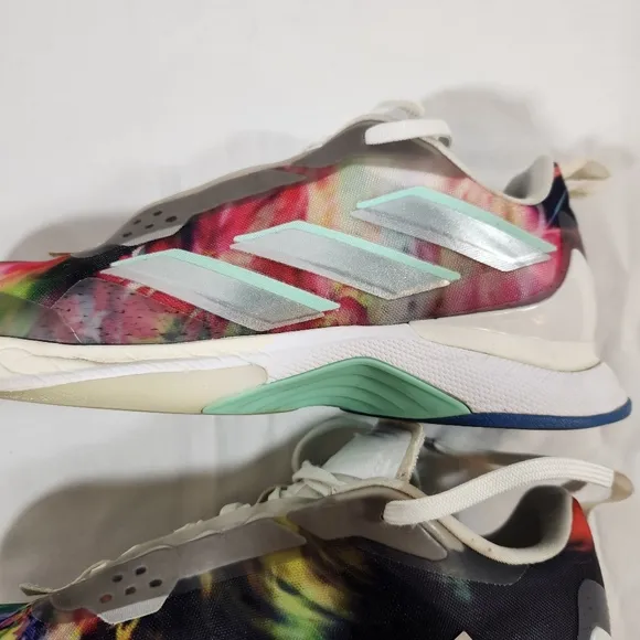 Adidas AvaCourt Women Tennis Shoes White MetallicMint