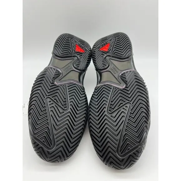 adidas Barricade Men Tennis Shoes Core Black GY1445 Size 9 NWT