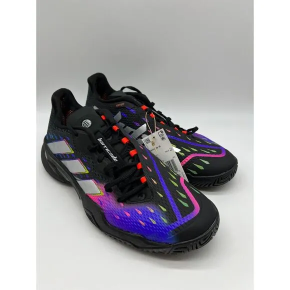 adidas Barricade Men Tennis Shoes Core Black GY1445 Size 9 NWT