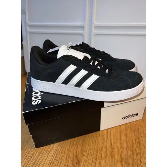 Adidas Boys VL Court 2.0 DB1827‎ Black Casual Shoes Sneakers Size 5