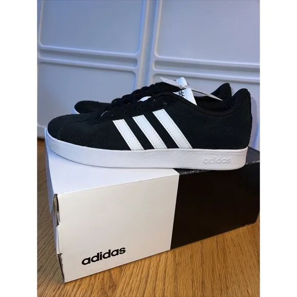 Adidas Boys VL Court 2.0 DB1827‎ Black Casual Shoes Sneakers Size 5