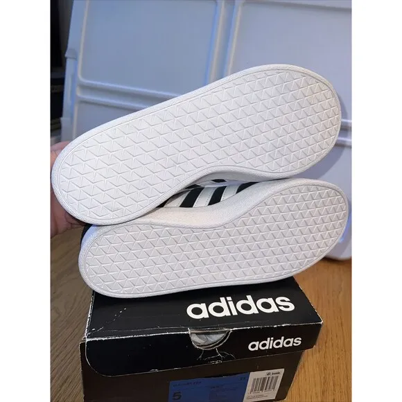 Adidas Boys VL Court 2.0 DB1827‎ Black Casual Shoes Sneakers Size 5