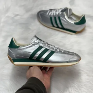 Adidas Country OG Low Womens Casual Shoes Silver Green  IE8412 NEW Multi Sz