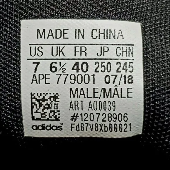Adidas D Rose 9 Bred‎ Basketball Shoes Men Size 7 Women 8 Black Red AQ0039 RARE