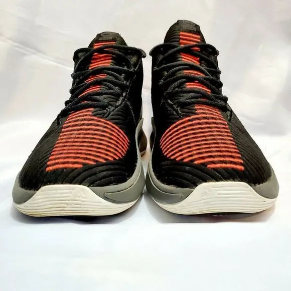 Adidas D Rose 9 Bred‎ Basketball Shoes Men Size 7 Women 8 Black Red AQ0039 RARE