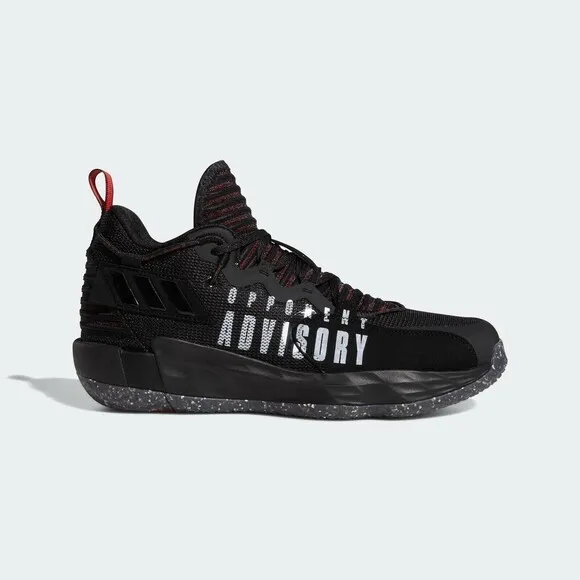 Adidas Dame 7 Extply GCA [GV9872] Men Basketball Shoes Black / White / Vivid Red