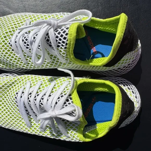 Adidas Deerupt Solar Slime Black Men's Size 11 B27779 Running Shoes