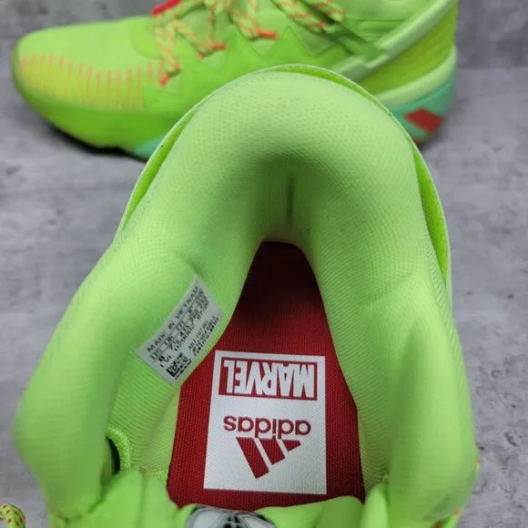 Adidas D.O.N. Issue #2 Marvel Spiderman Spidey Sense 2020 Size 8‎ Shoes Sneakers