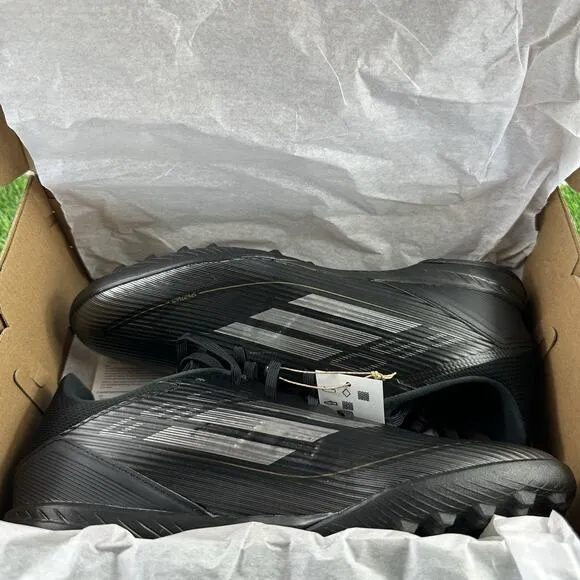 Adidas F50 League TF Men Size 9 Black Turf Soccer Football Shoes IF1337 NEW