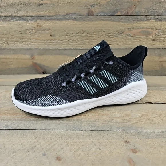 adidas Fluidflow 2.0 Women's Running Sportswear Shoes Black Grey
