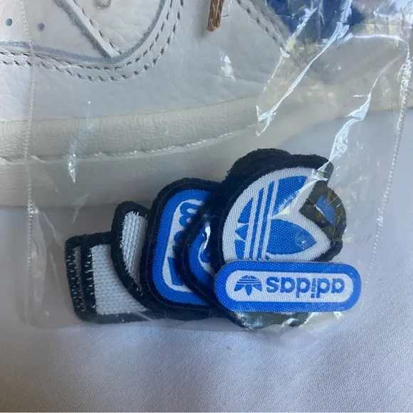Adidas Forum Mid Shoes Mens 8 Off White Blue Casual Customizable Sneakers GX1021